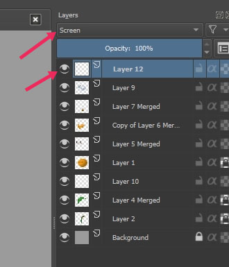 Set the layer's blending mode to screen